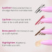 4 in 1 Touch Up Makeup Pen With- Eye liner, Lip Liner, Highlighter & Eyebrow Pencil