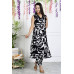 Trendy Black and White Printed kurti with Pant