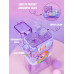 Dual Cap Water Bottle with Straw, Strap Anti-Leak Water Bottle with 520ml Capacity